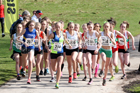 Girls under-15s 5k road race, 2018 ERRA Under-17s and Under-15s 5k Champs, Sutton Coldfield. Photo: David T. Hewitson/Sports for All Pics